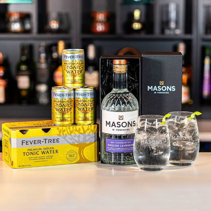 English Lavender Gin & Tonic Bundle Gin Masons Of Yorkshire 