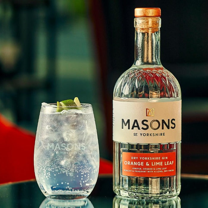 Orange & Lime Leaf Gin Gin Masons Of Yorkshire 
