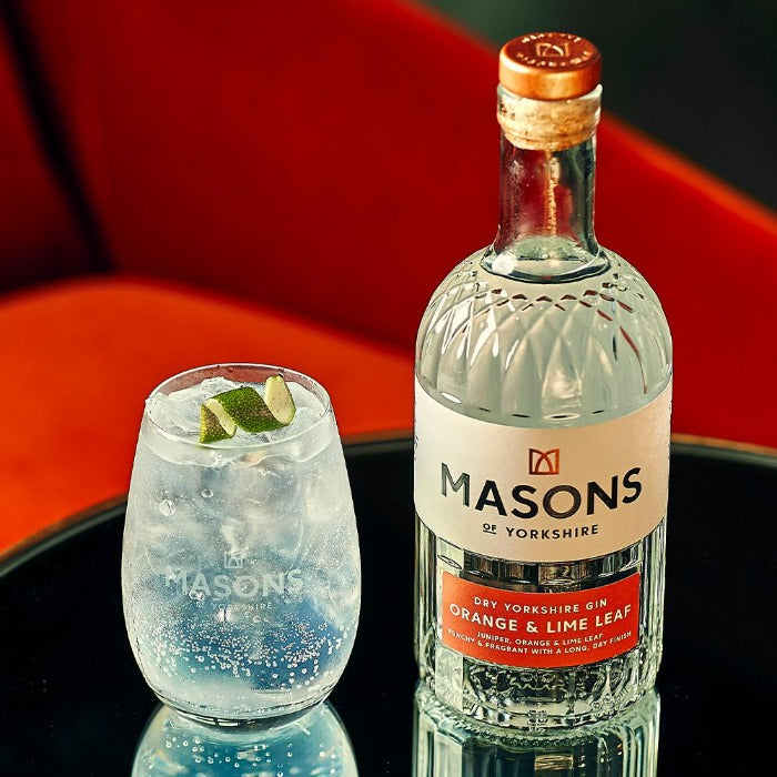 Orange & Lime Leaf Gin Gin Masons Of Yorkshire 