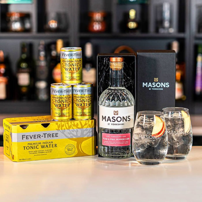 Pear & Pink Peppercorn Gin & Tonic Bundle Gin Masons Of Yorkshire 