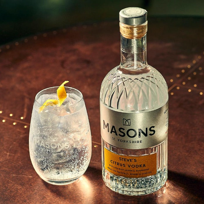 Personalised Vodka Vodka Masons Of Yorkshire Citrus 